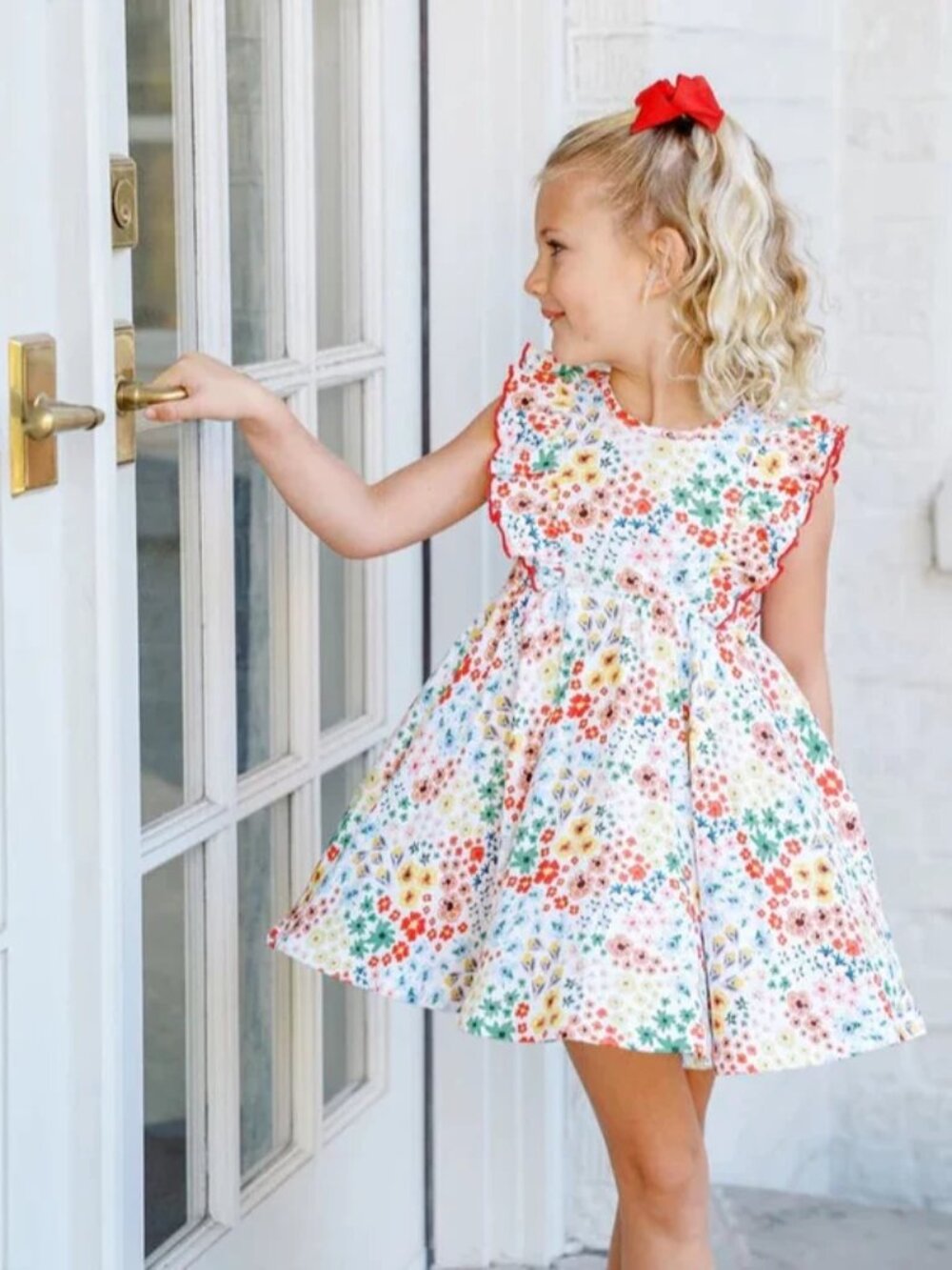 The Proper Peony Alice Twirl Dress in Floral Size 2T